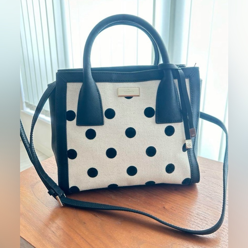 Kate Spade polka dot hand bag